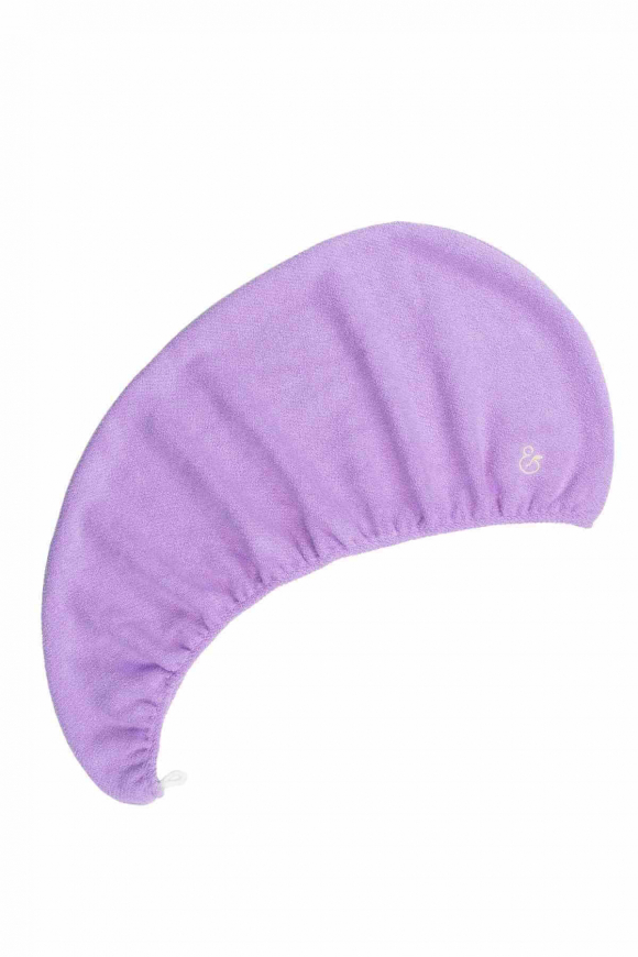 Microfiber Hair Turban - purple - Lilac 